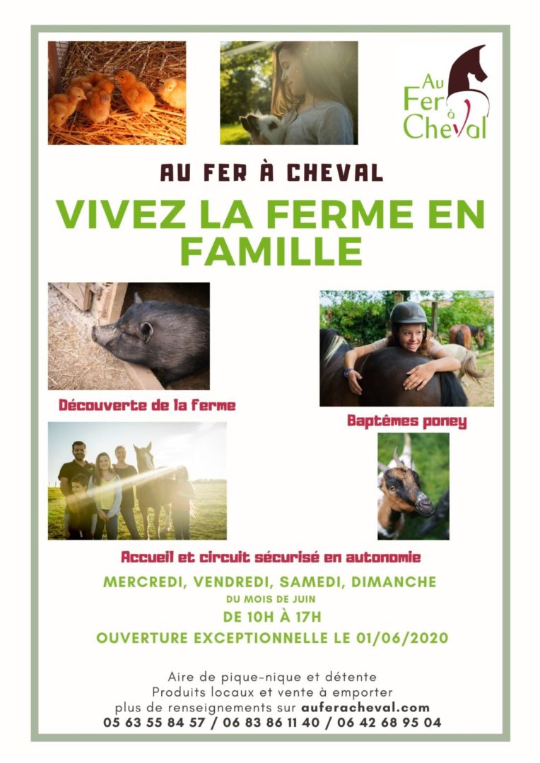 visite de la ferme pédagogique aux familles et tout public